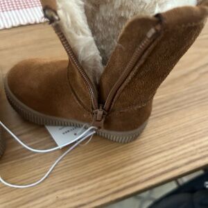Brown Suede Boots Toddler size 4